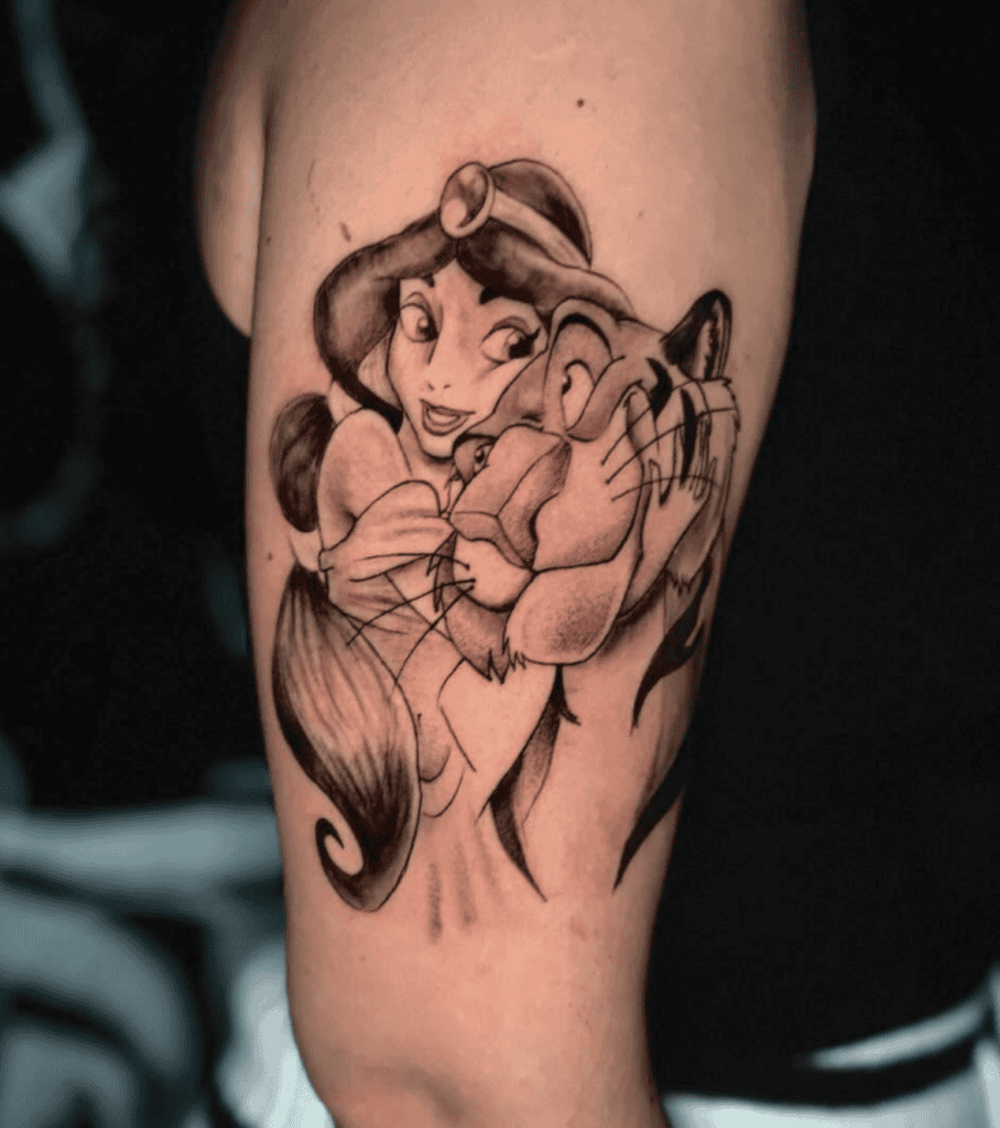 Rajah Jasmine Tiger Tattoo