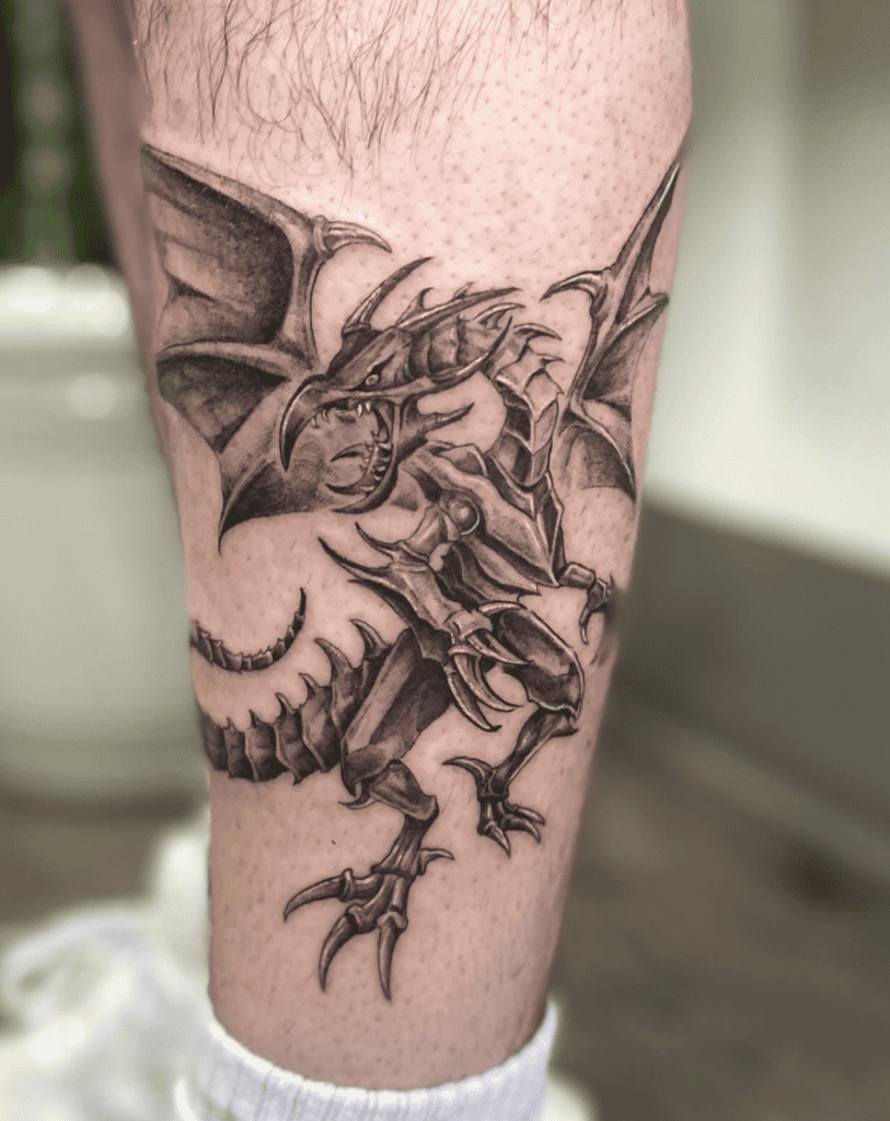 Red-Eyes Black Dragon Yu-Gi-Oh! Tattoo
