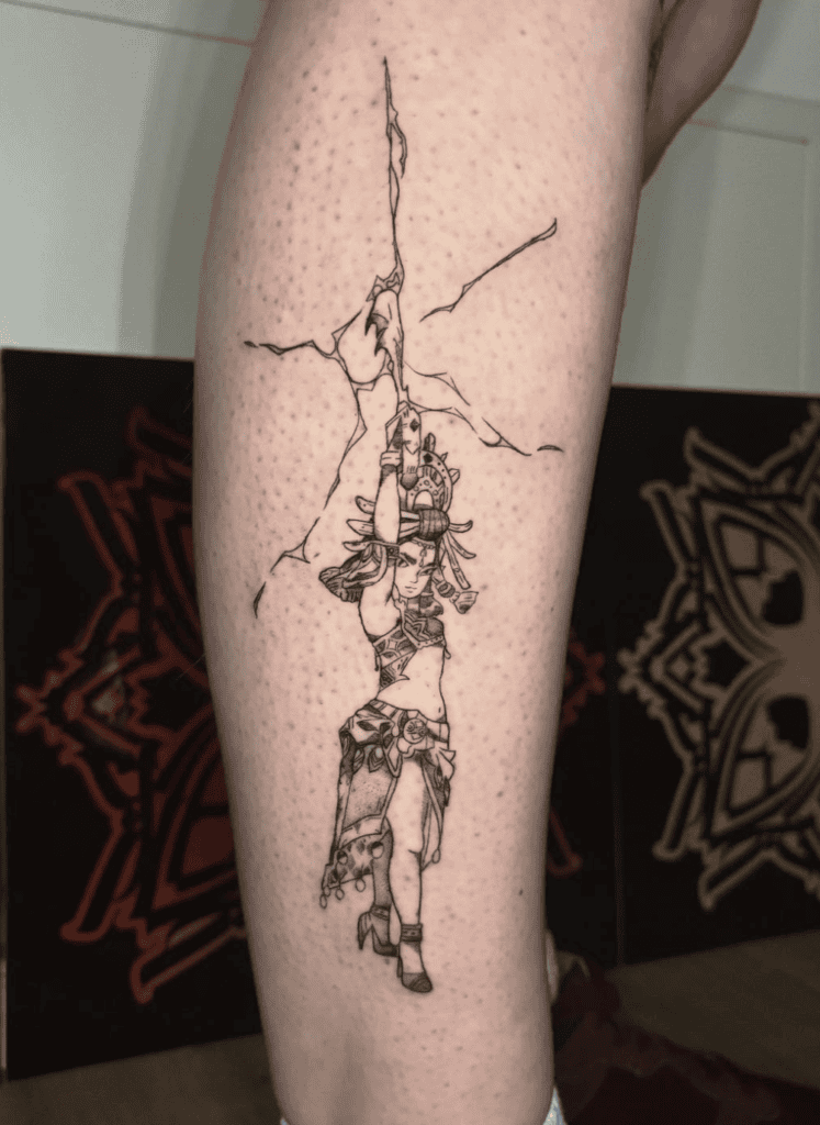 Riju Lightning Legend of Zelda Tattoo
