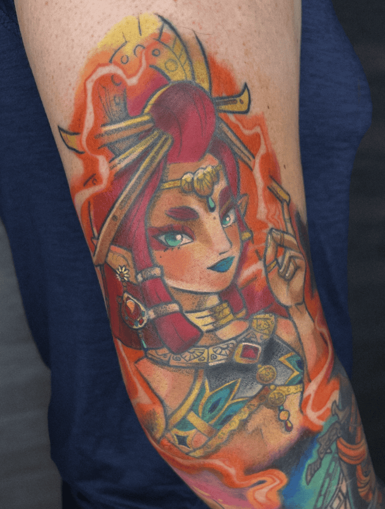 Riju Smile Legend of Zelda Tattoo