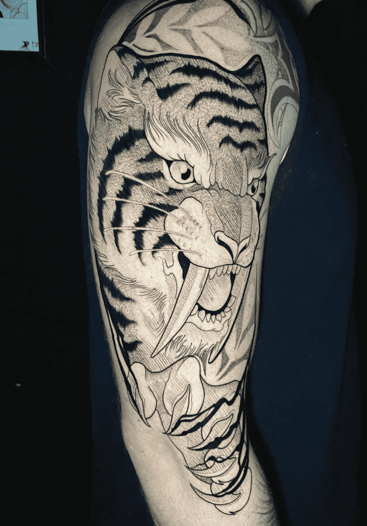 Sabertooth Tiger Tattoo
