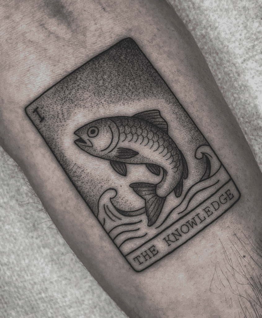 Salmon of Knowledge Celtic Mythology Tattoo