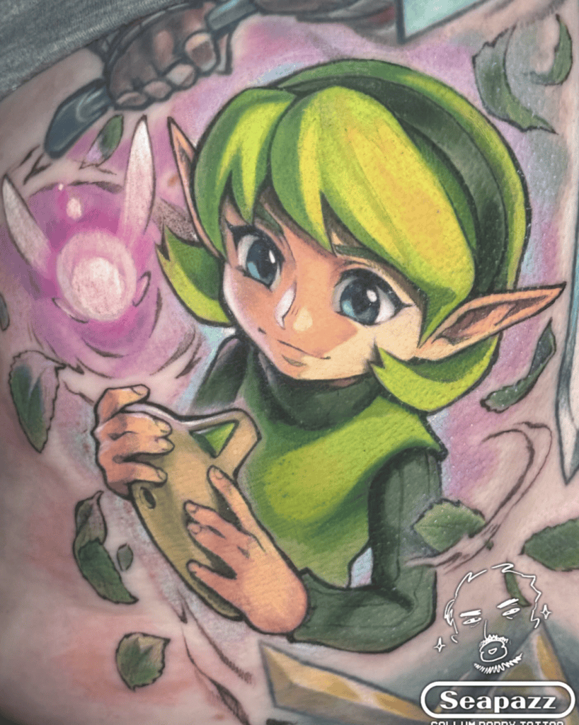 Saria Fairy Legend of Zelda Tattoo