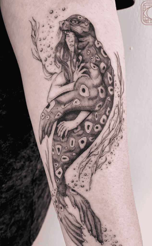 Selkie Skin Celtic Mythology Tattoo