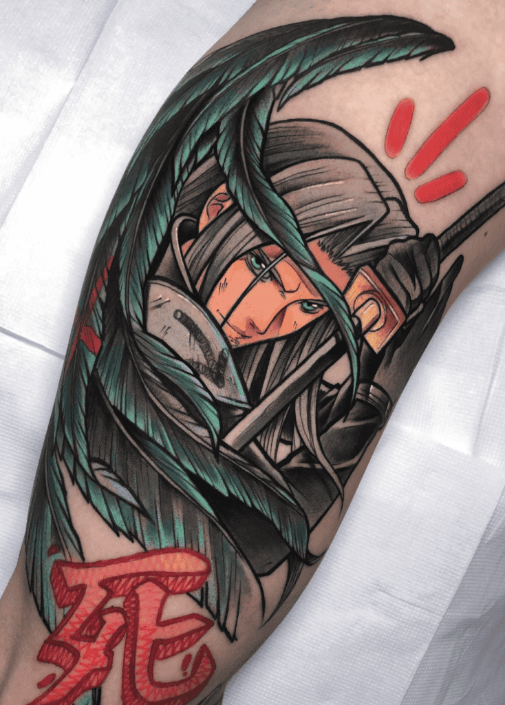 Sephiroth Final Fantasy Tattoo
