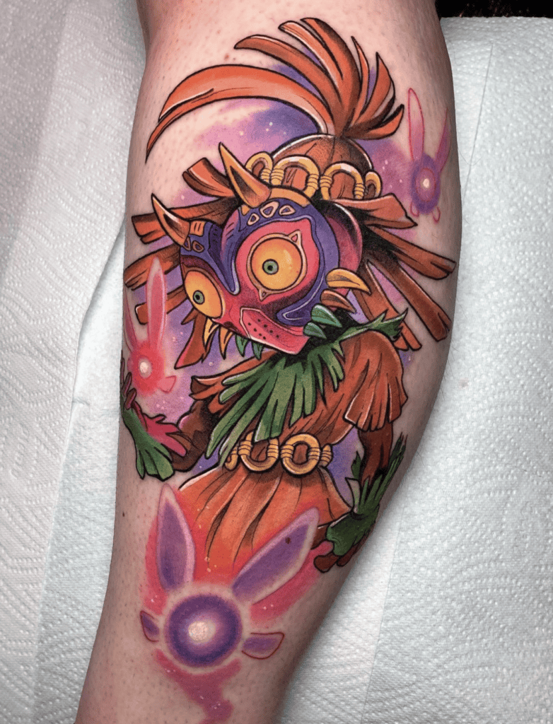 Skull Kid:Majora Fairies Legend of Zelda Tattoo
