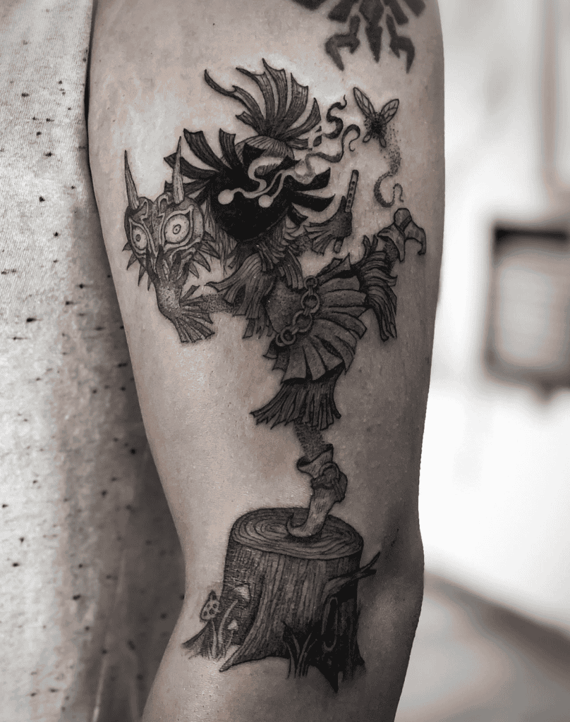 Skull Kid:Majora Legend of Zelda Tattoo
