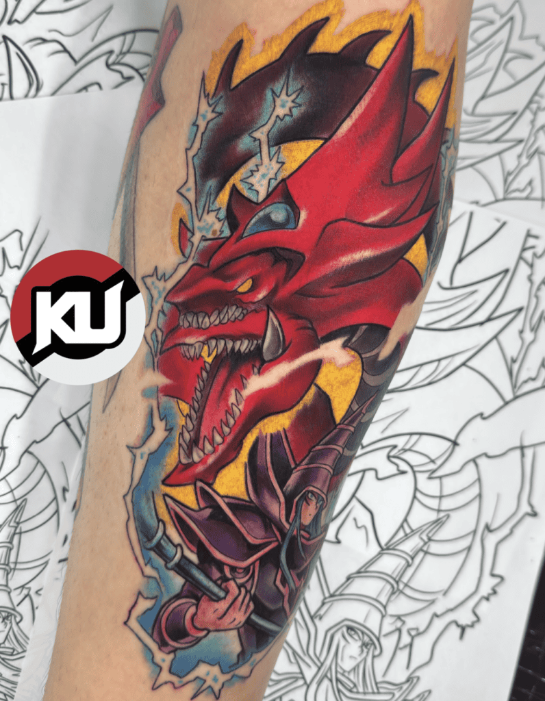 Slifer the Sky Dragon Yu-Gi-Oh! Tattoo