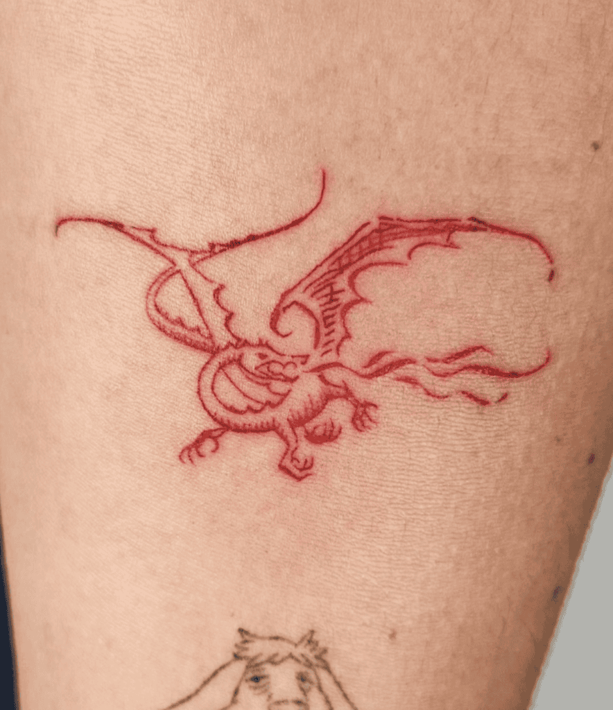 Smaug Classic Dragon Tattoo