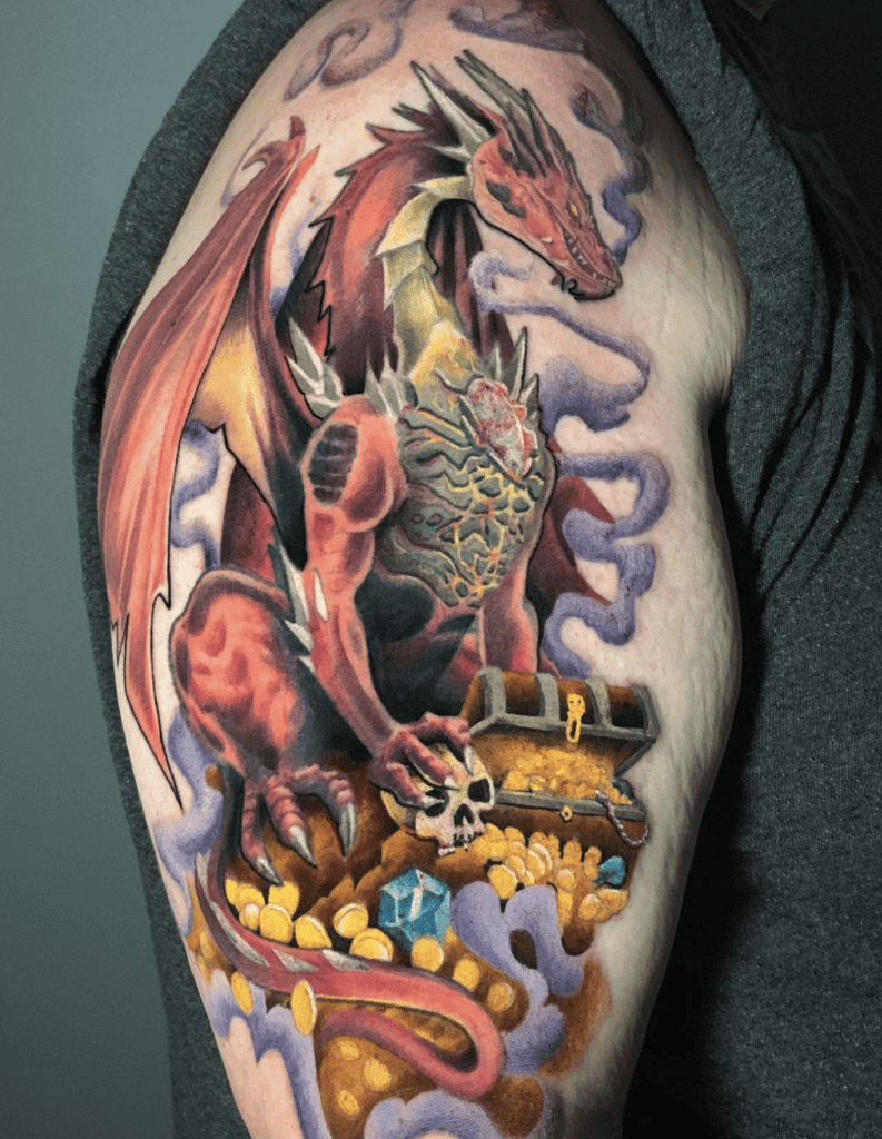 Smaug Dragon Tattoo