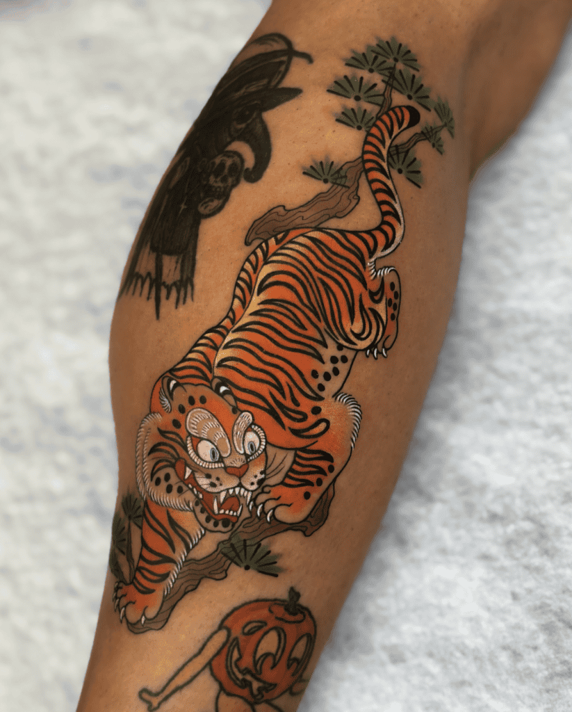 South China Tiger Art Tattoo