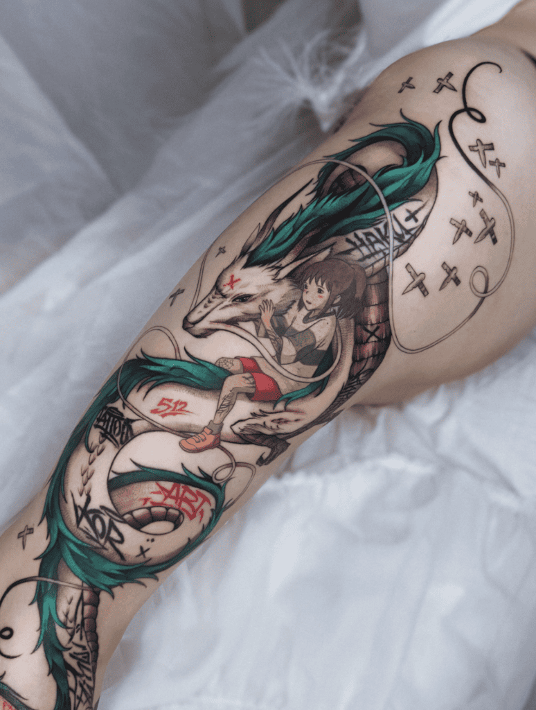 Spirited Away Dragon Tattoo