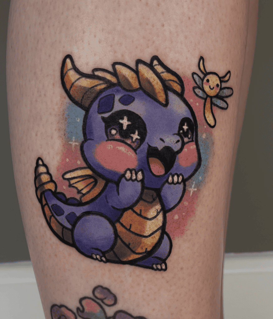 Spyro Cute Tattoo