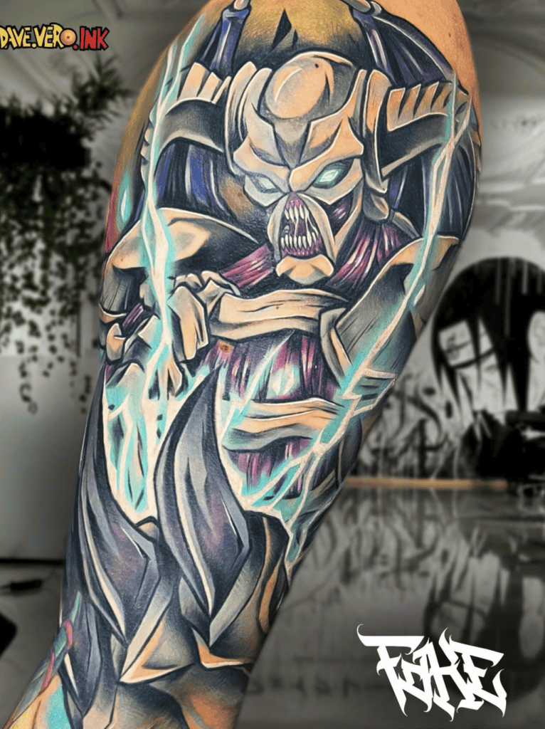 Summoned Skull Power Yu-Gi-Oh! Tattoo