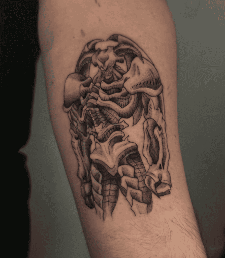 Summoned Skull Stance Yu-Gi-Oh! Tattoo
