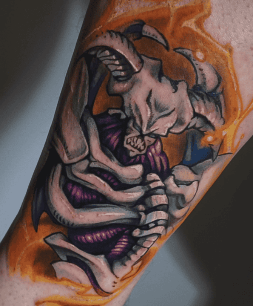 Summoned Skull Yu-Gi-Oh! Tattoo