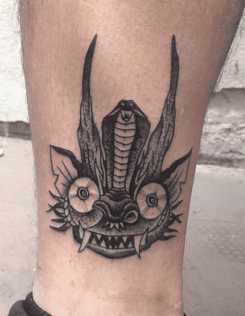 Supay Mask Inca Mythology Tattoo
