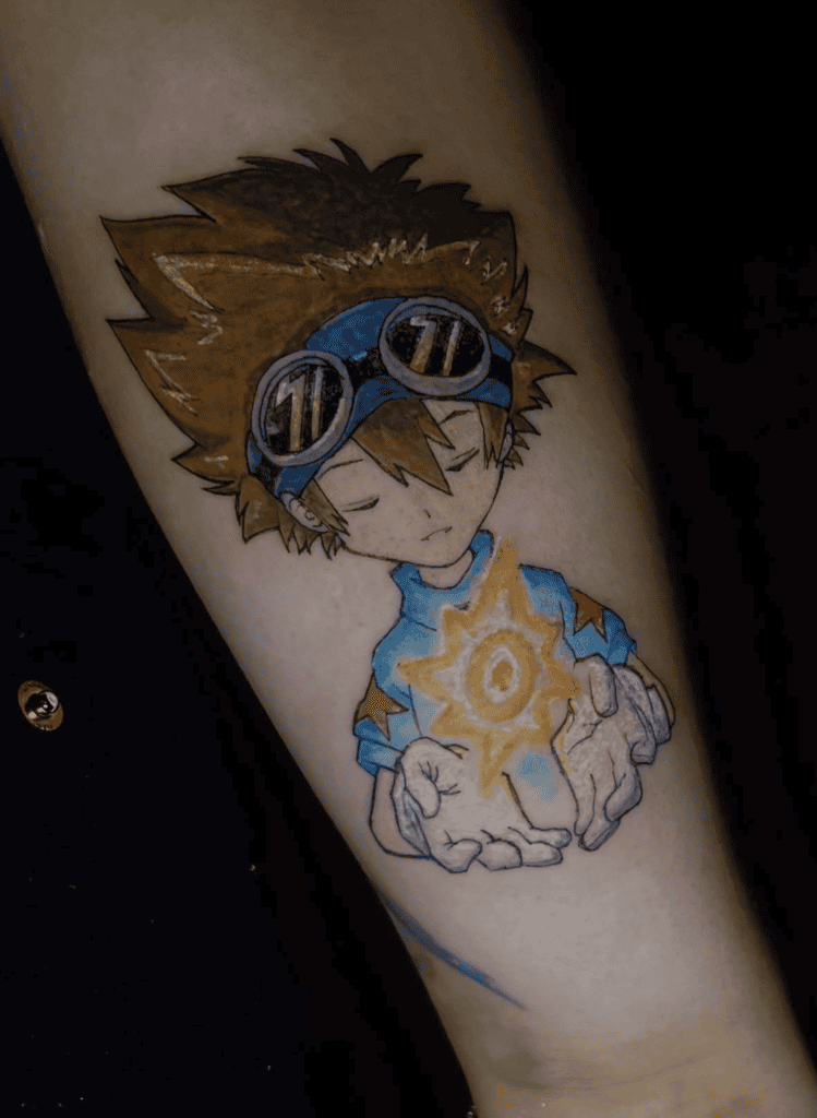 Tai Digivice Digimon Tattoo