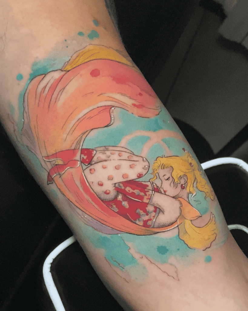 Terra Branford Pose Final Fantasy Tattoo