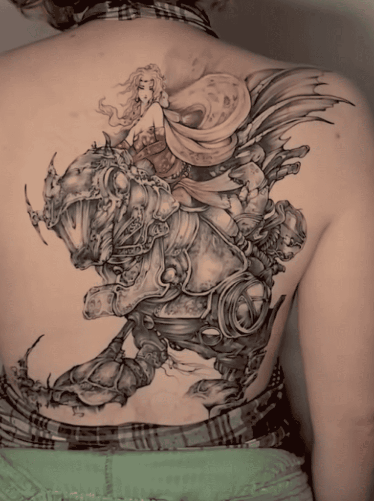 Terra Branford Ride Final Fantasy Tattoo