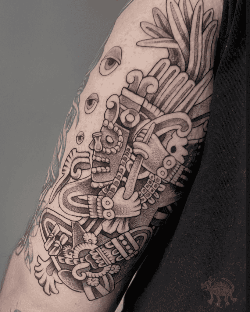 Tezcatlipoca Aztec Mythology Tattoo