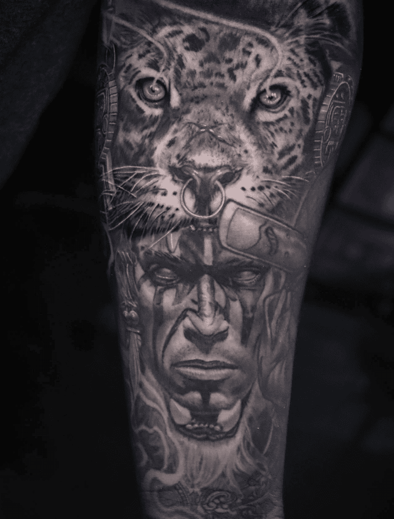 Tezcatlipoca God Aztec Mythology Tattoo
