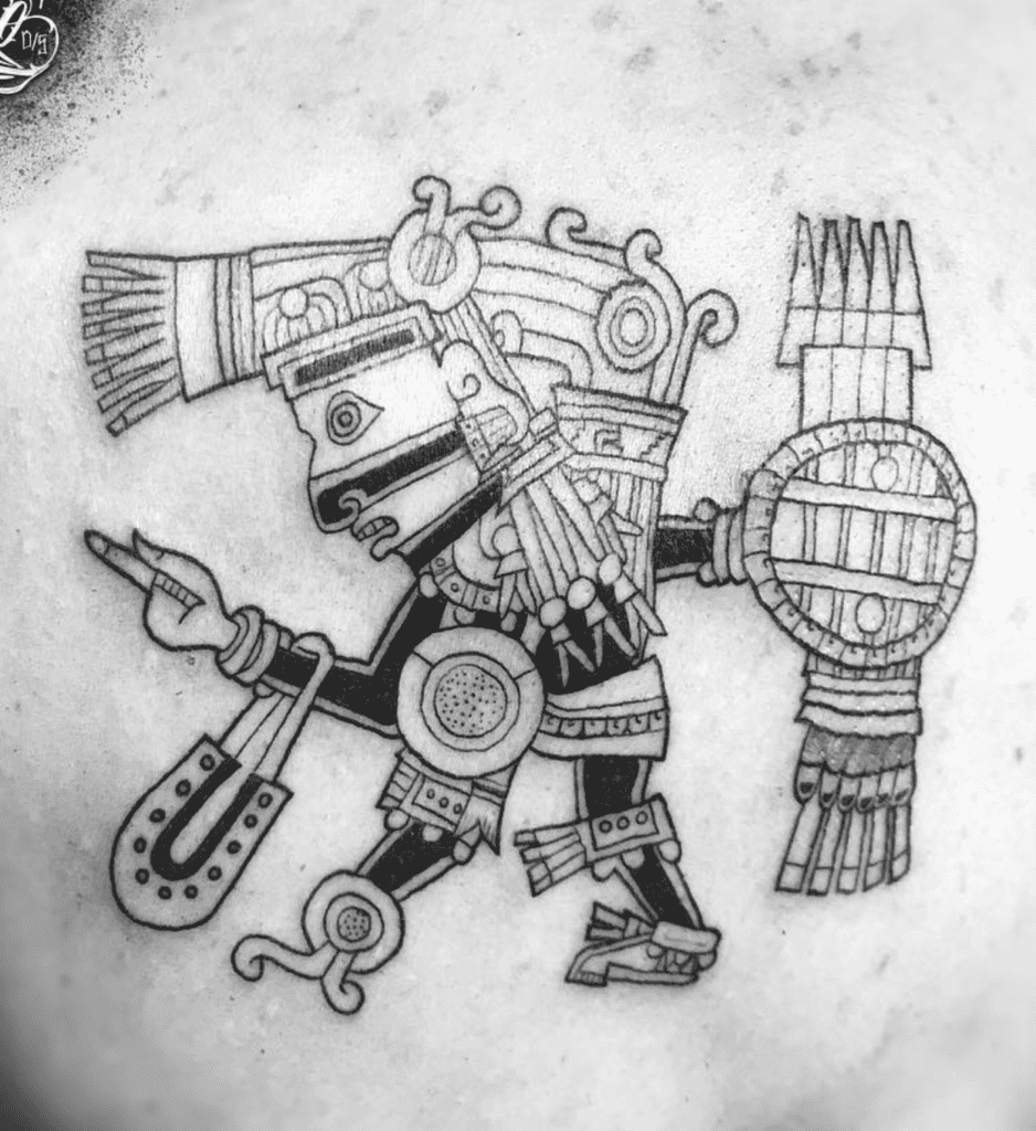 Tezcatlipoca Human Aztec Mythology Tattoo