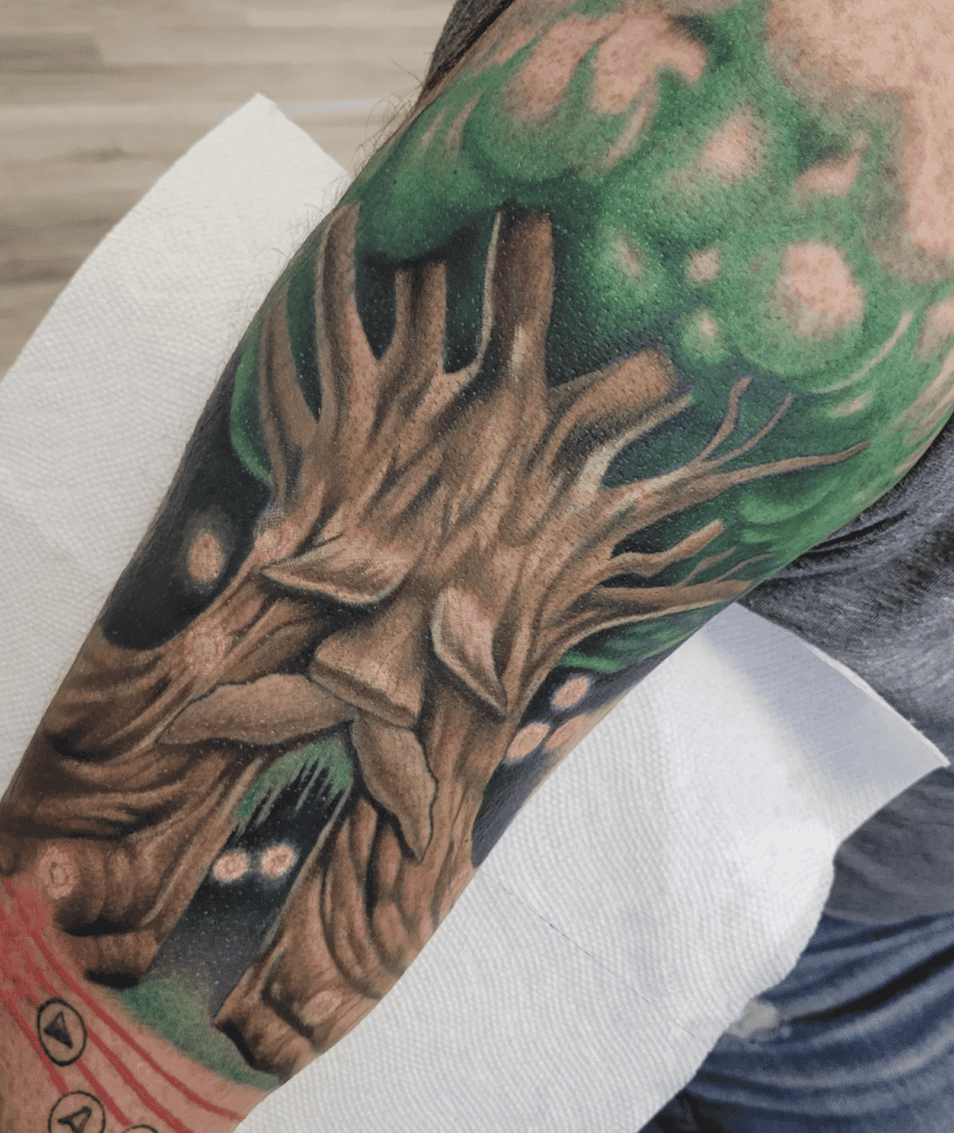 The Great Deku Tree Legend of Zelda Tattoo