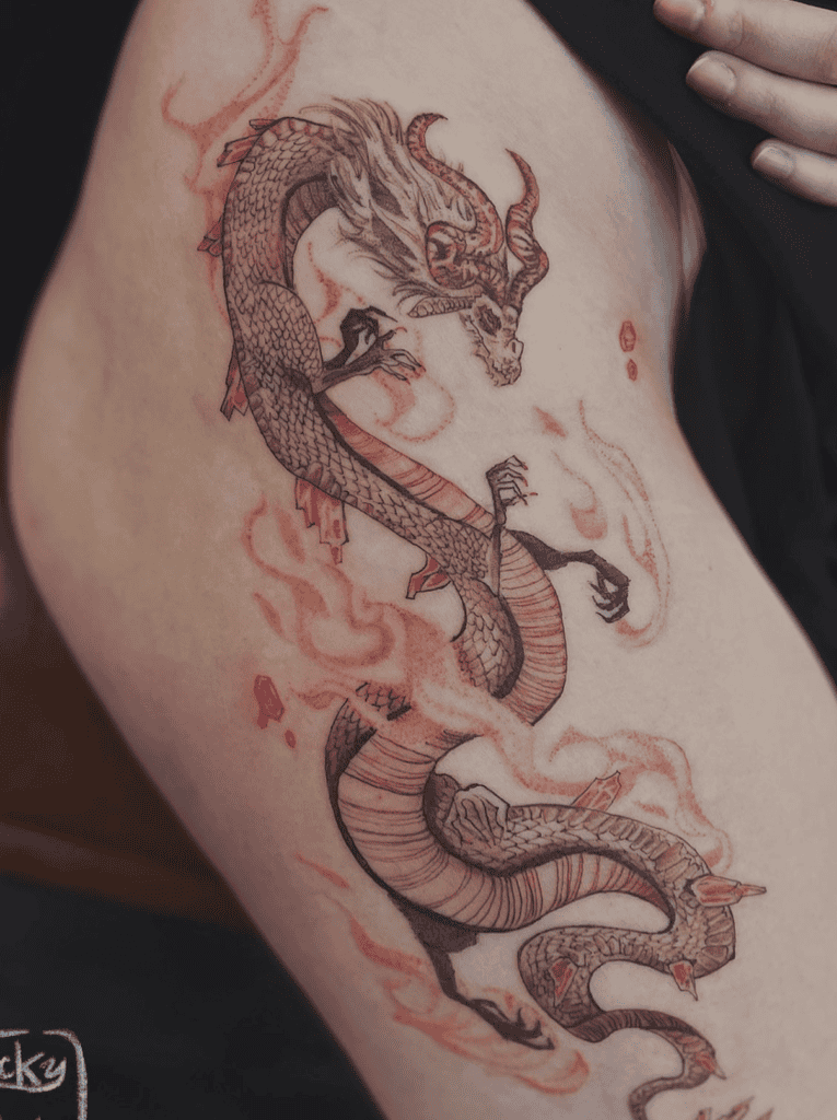 The Legend of Zelda Dinrall Dragon Tattoo