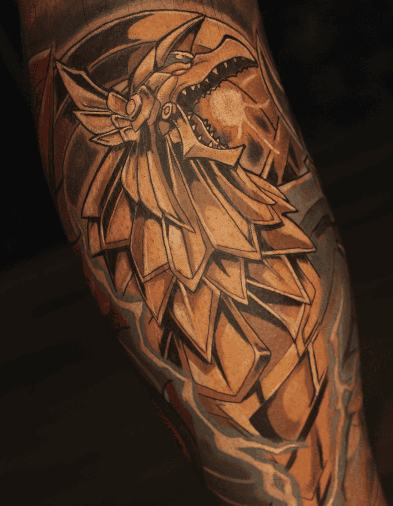 The Winged Dragon of Ra Yu-Gi-Oh! Tattoo