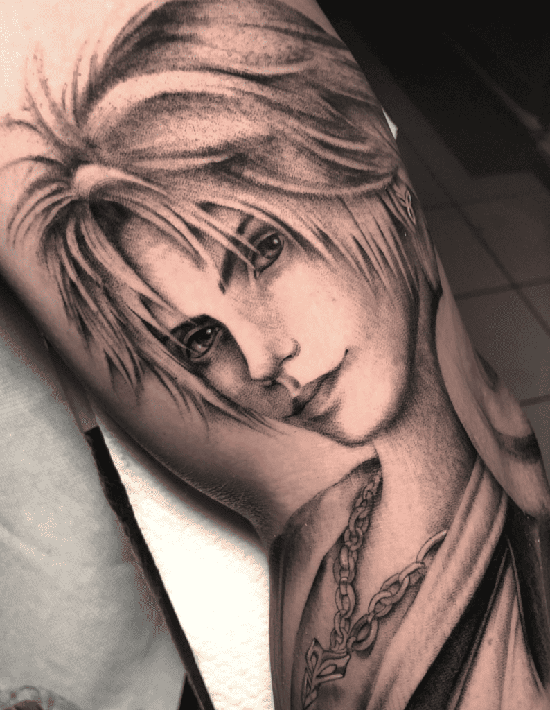 Tidus Final Fantasy Tattoo