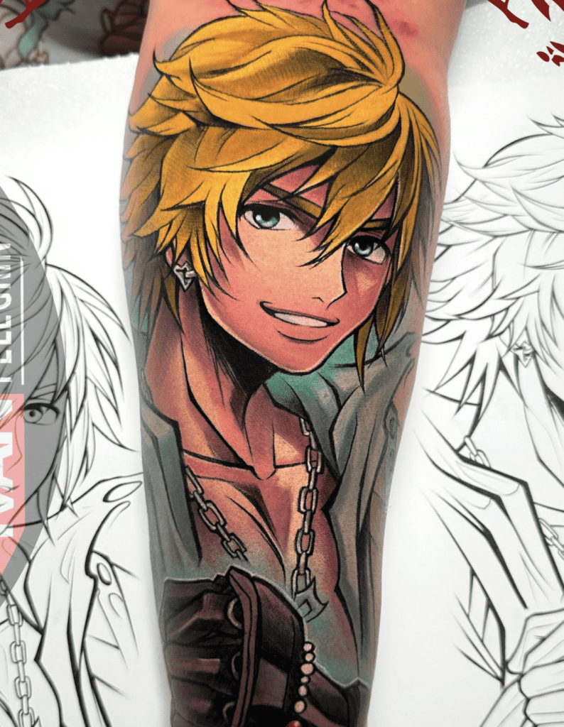 Tidus Smile Final Fantasy Tattoo