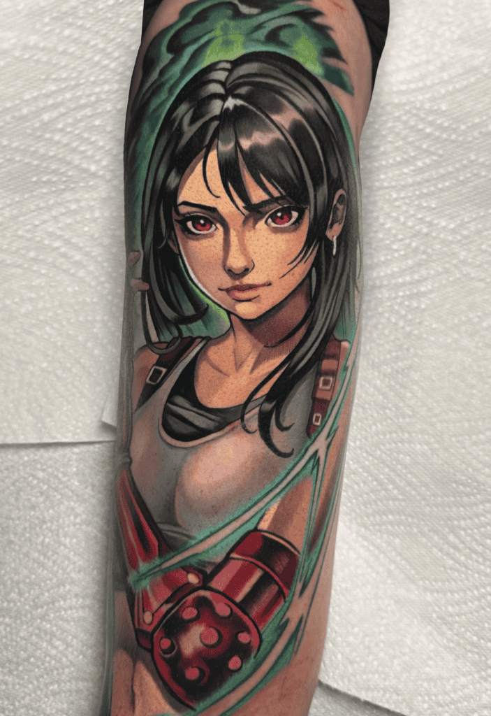 Tifa Lockhart Alt Final Fantasy Tattoo
