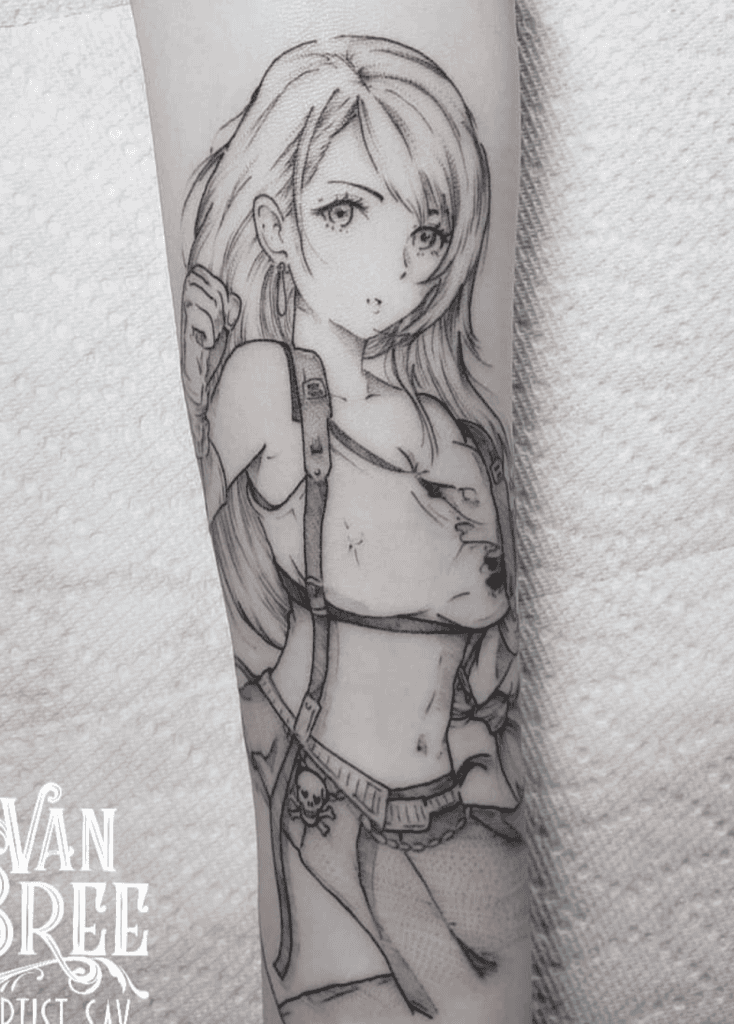 Tifa Lockhart Final Fantasy Tattoo
