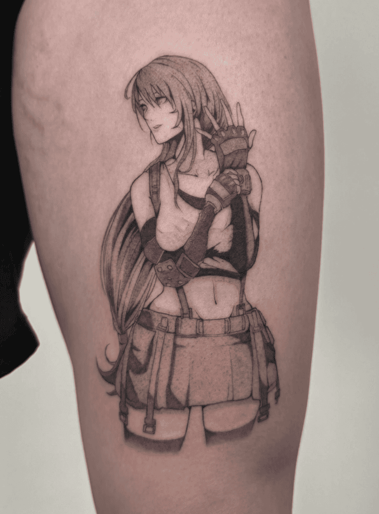 Tifa Lockhart Gloves Final Fantasy Tattoo