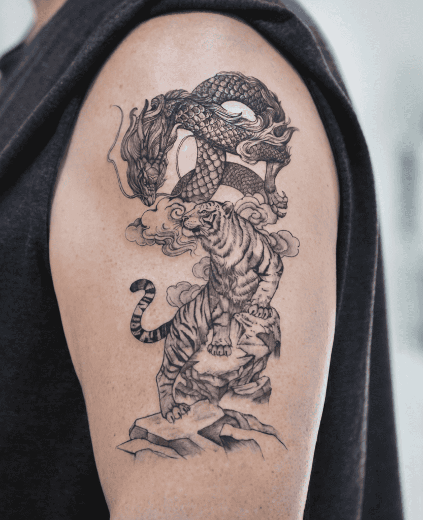 Tiger Dragon Tattoo