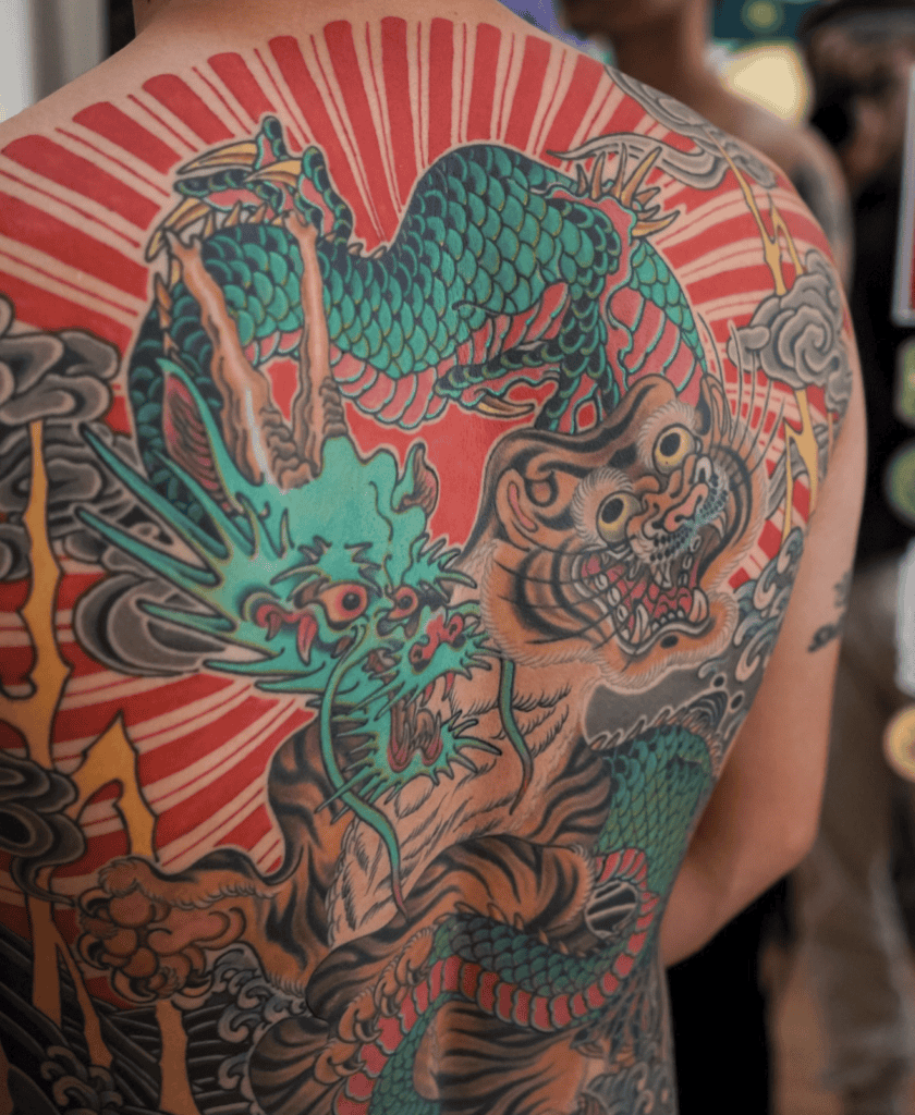 Tiger Irezumi Dragon Tattoo