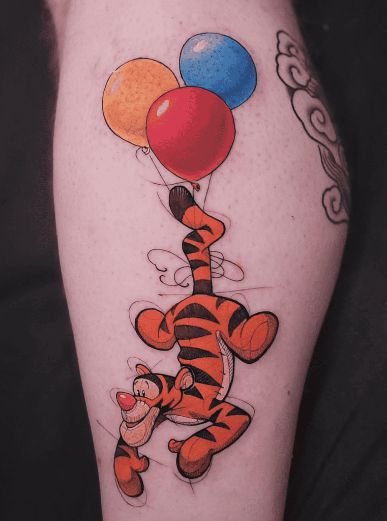 Tigger Baloon Tattoo