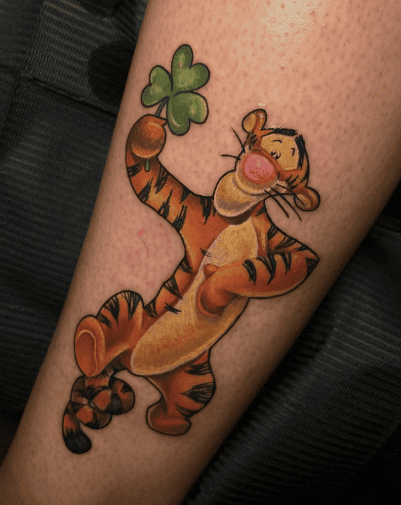 Tigger Clover Tattoo