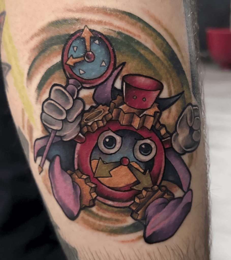 Time Wizard Portal Yu-Gi-Oh! Tattoo