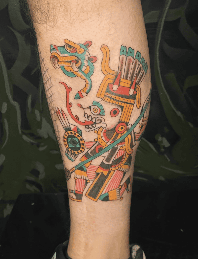 Tlahuizcalpantecuhtli God Aztec Mythology Tattoo
