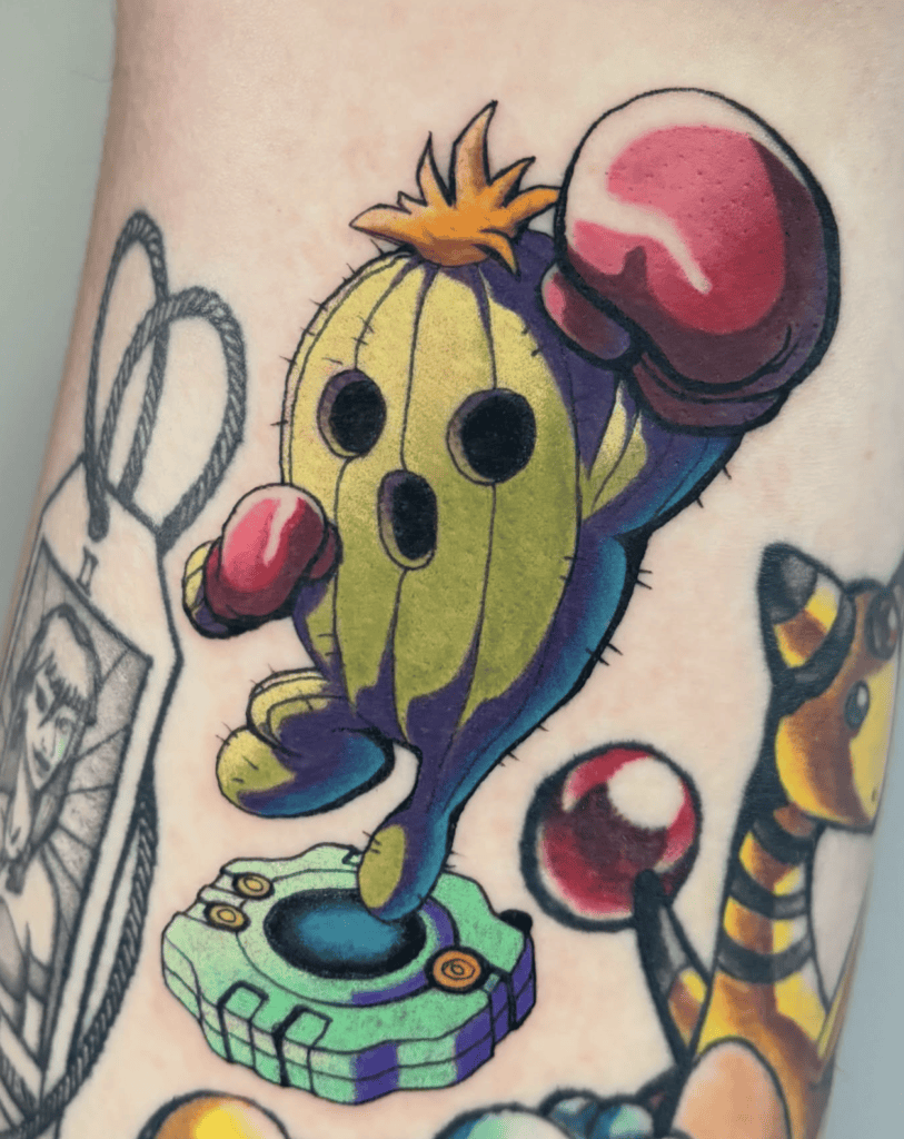Togemon Digivice Digimon Tattoo