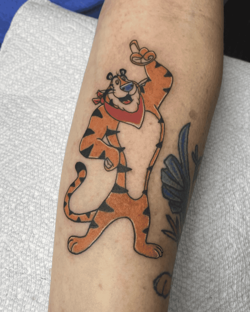 Tony the Tiger Alt Tattoo