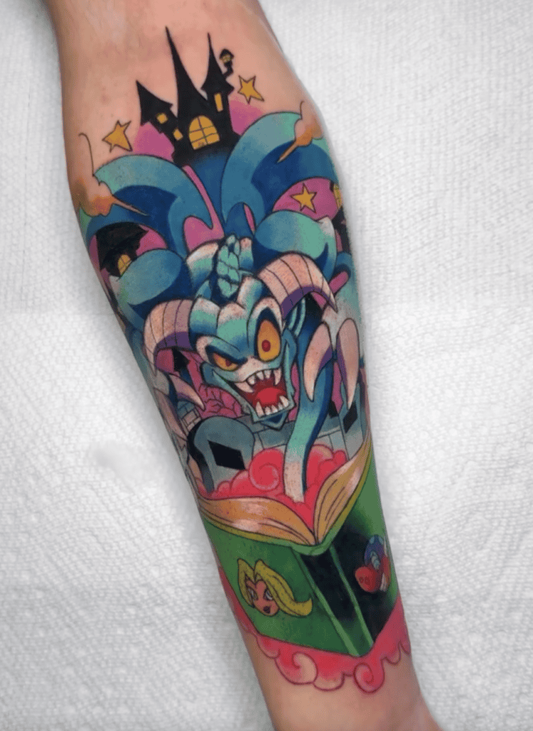 Toon Summoned Skull Yu-Gi-Oh! Tattoo
