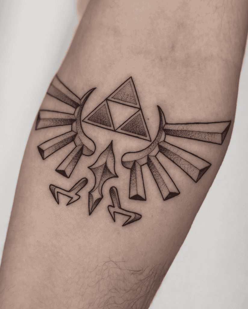 Triforce Legend of Zelda Tattoo