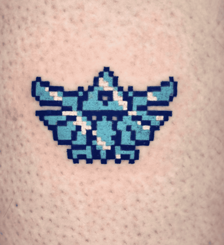 Triforce Pixel Legend of Zelda Tattoo