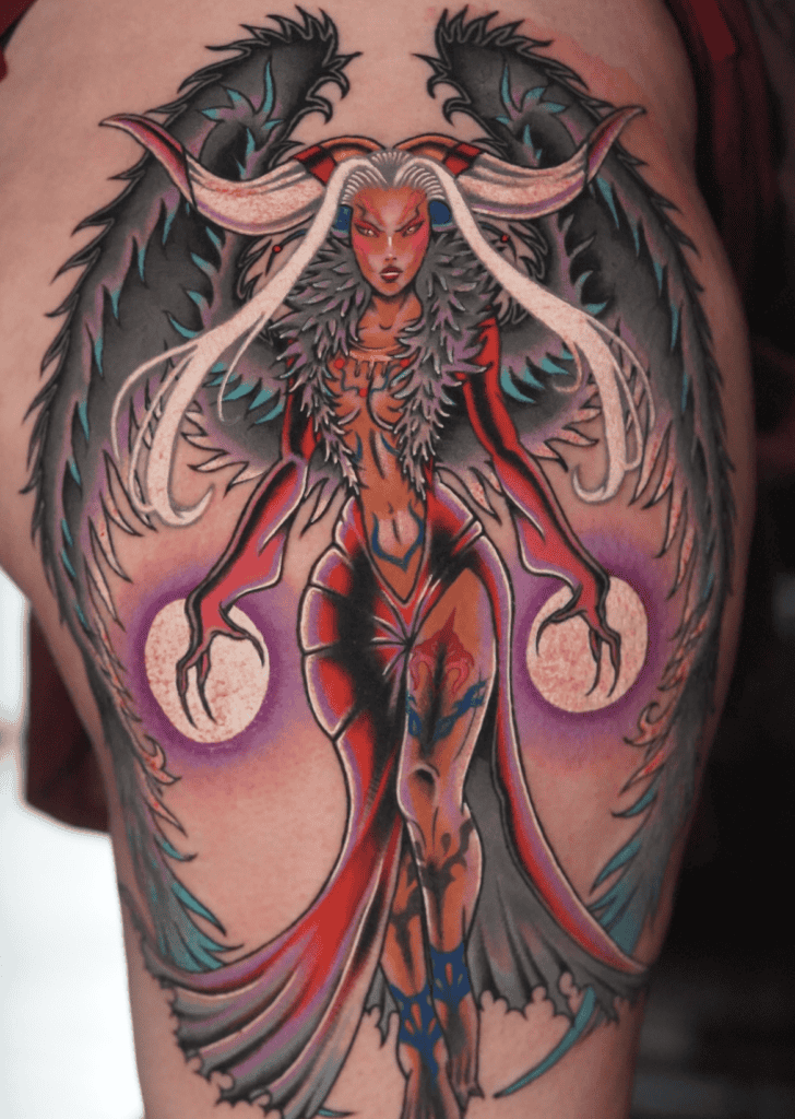 Ultimecia Full Final Fantasy Tattoo