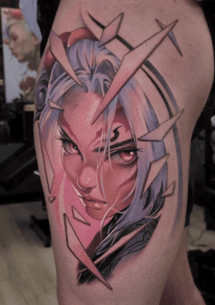 Ultimecia Portrait Final Fantasy Tattoo