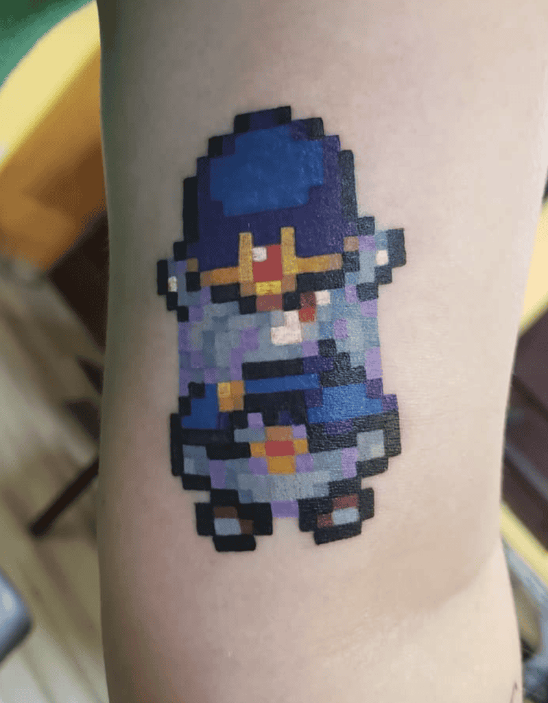 Vaati Pixel Legend of Zelda Tattoo