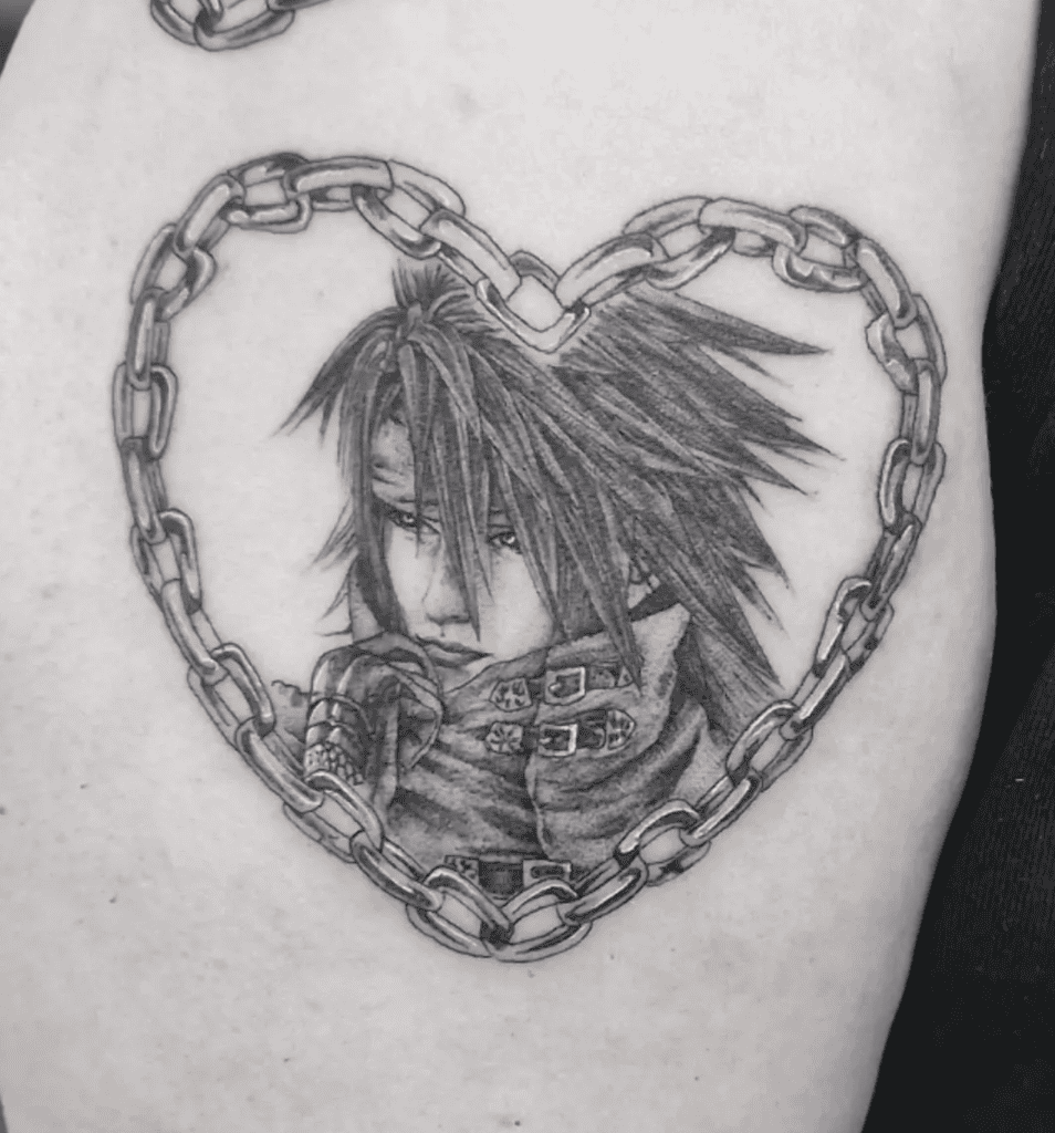 Vincent Valentine Final Fantasy Tattoo